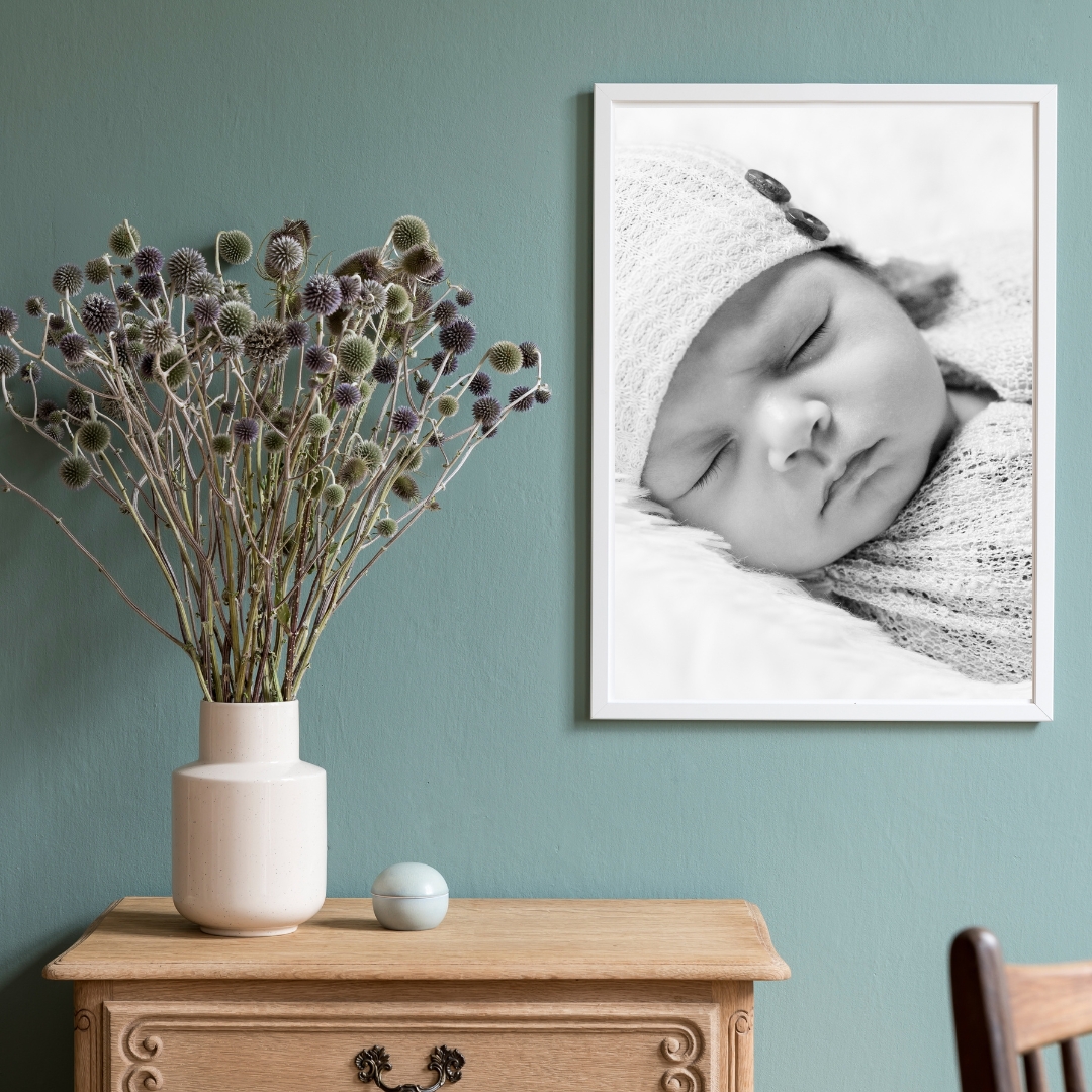 newborn photography wall art