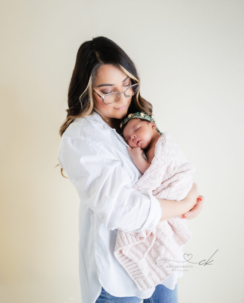 Neutral toned mommy and me session
